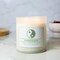 Bamboo Lotus Scented Jar Candle, Wellness Collection, Relaxing Aromatherapy Candle, 2 Wick White Jar Soy Blend Wax Candle for Home, 60hr Burn, 16 oz - USA Poured